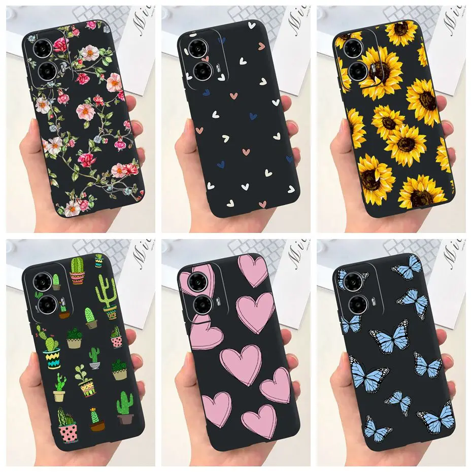 Cute Pattern Soft Silicone Protective Phone Case - Bumper Cover