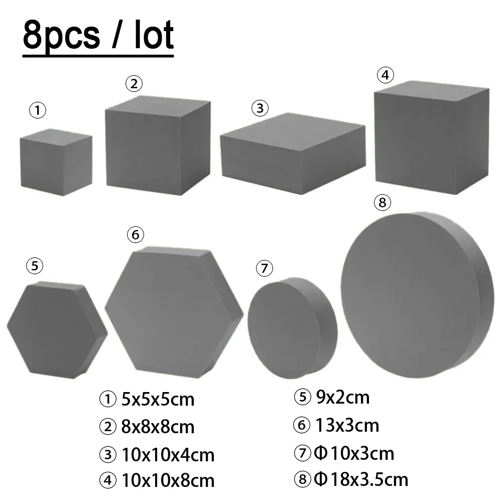 8 pcs Gray set