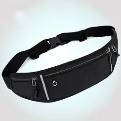 Waterproof Multifunctional Sport Waist and Chest Bag (Black)