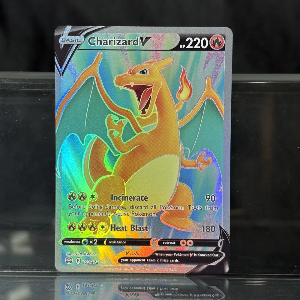 Holographic Charizard Battle Card Collection - Rare Sword & Shield & Scarlet & Violet Edition