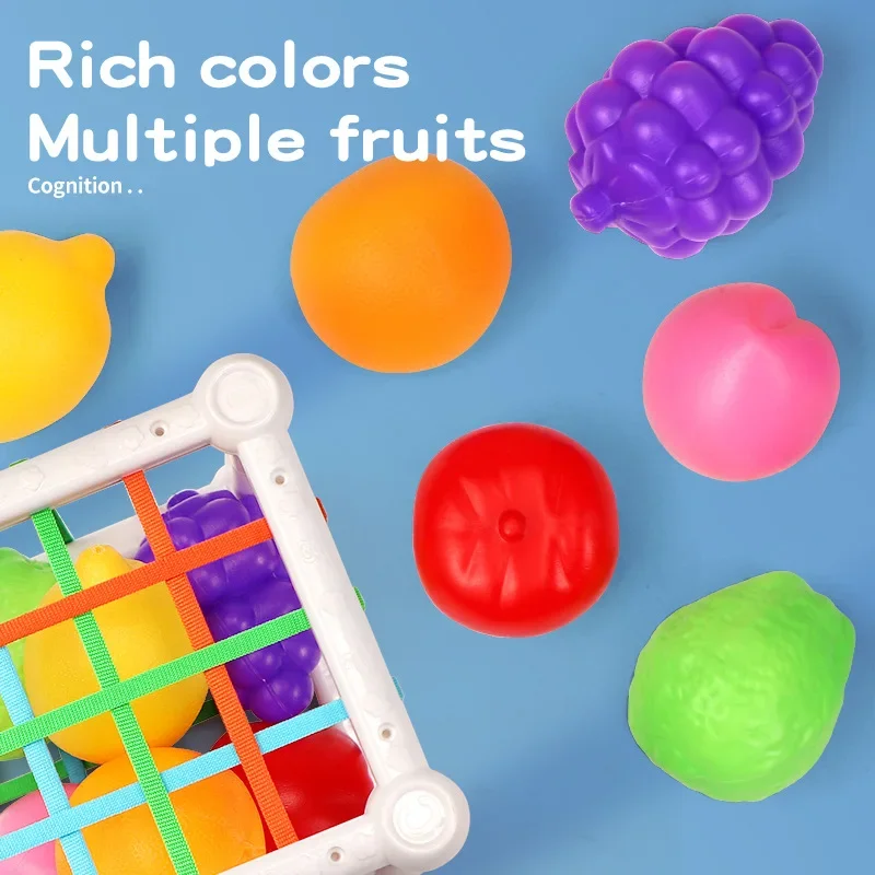 7Pcs Kids Educational Cube Shape Matching Stacking Learning Toys Educational Play Games Baby Toys