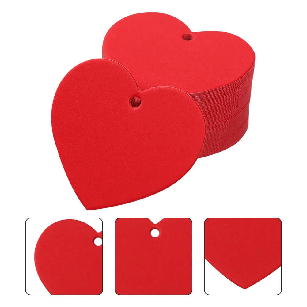 

300Pcs Heart Gift Tags Hanging Gift Tags Decorative Gift Wrapping Tags Heart Cutouts Decors