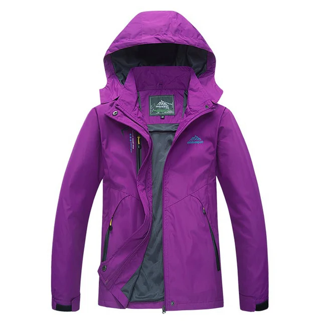 Women's Waterproof Hiking Jacket Windproof Windbreaker Camping Hunting Running Trekking Fishing Coats Outdoor Sport Travel 1