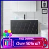 36" Bathroom Vanities Cabinet with Sink Combo, Wall Mounted Floating Cabinet W/Decor Line, Soft-Close System,2 Extra Big Drawers 1