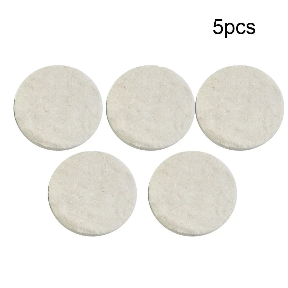 1/2/3/5pcs Ceramic Wool Sponge Cotton Round 8.6x1.2cm Firplace Firebox Safety Bio Fire Heating Cooling Air Fireplaces Stove