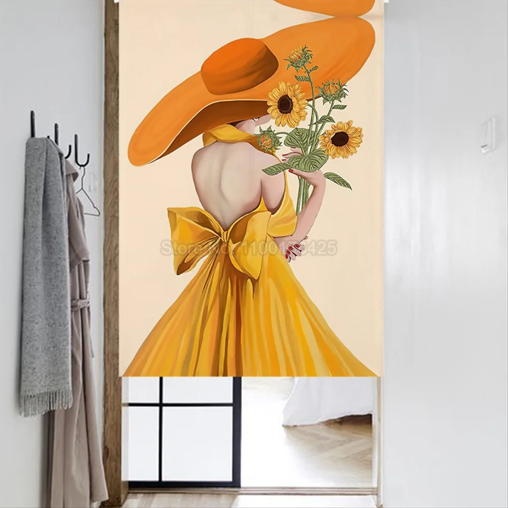 3D Fashion Woman 716 Curtains Drapes