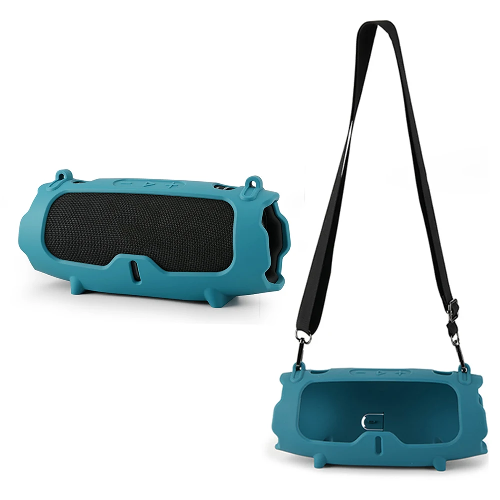 Portable Travel Soft Cover Protective Sleeve Cover Silicone Protective Cover Shell for JBL Charge 6 Portable BT Speaker