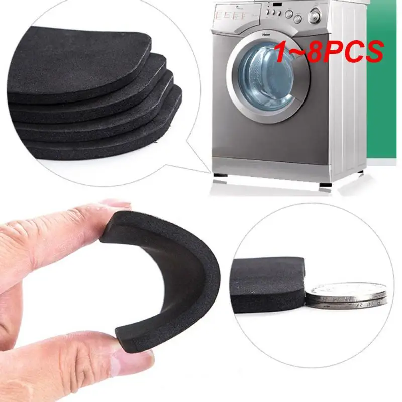 1~8PCS Anti Vibration Feet Pads Noise Reducing Non-slip Mat Pad Washing Machine Refrigerator Furniture Fixed Raiser Damper
