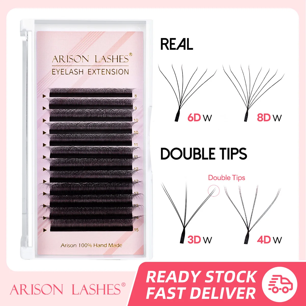 ARISON-Real-6D-8D-W-shape-Lashes-Double-Tips-3D-4D-Lash-Automatic ...