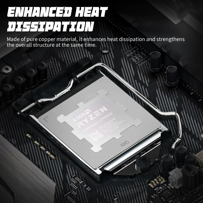 UPSIREN AMD AM5 CPU 히트 스프레더 보호 아머 누출 방지 열전도 페이스트로 향상된 냉각 및 마더보드 보호 기능 제공