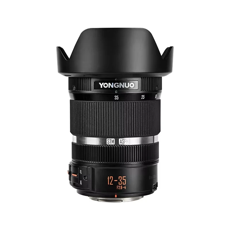 YONGNUO YN12-35MM F2.8-4M 표준 줌 렌즈·마크로 스위치 광각 M4/3 마운트(파나소닉 올림푸스 카메라용)?
