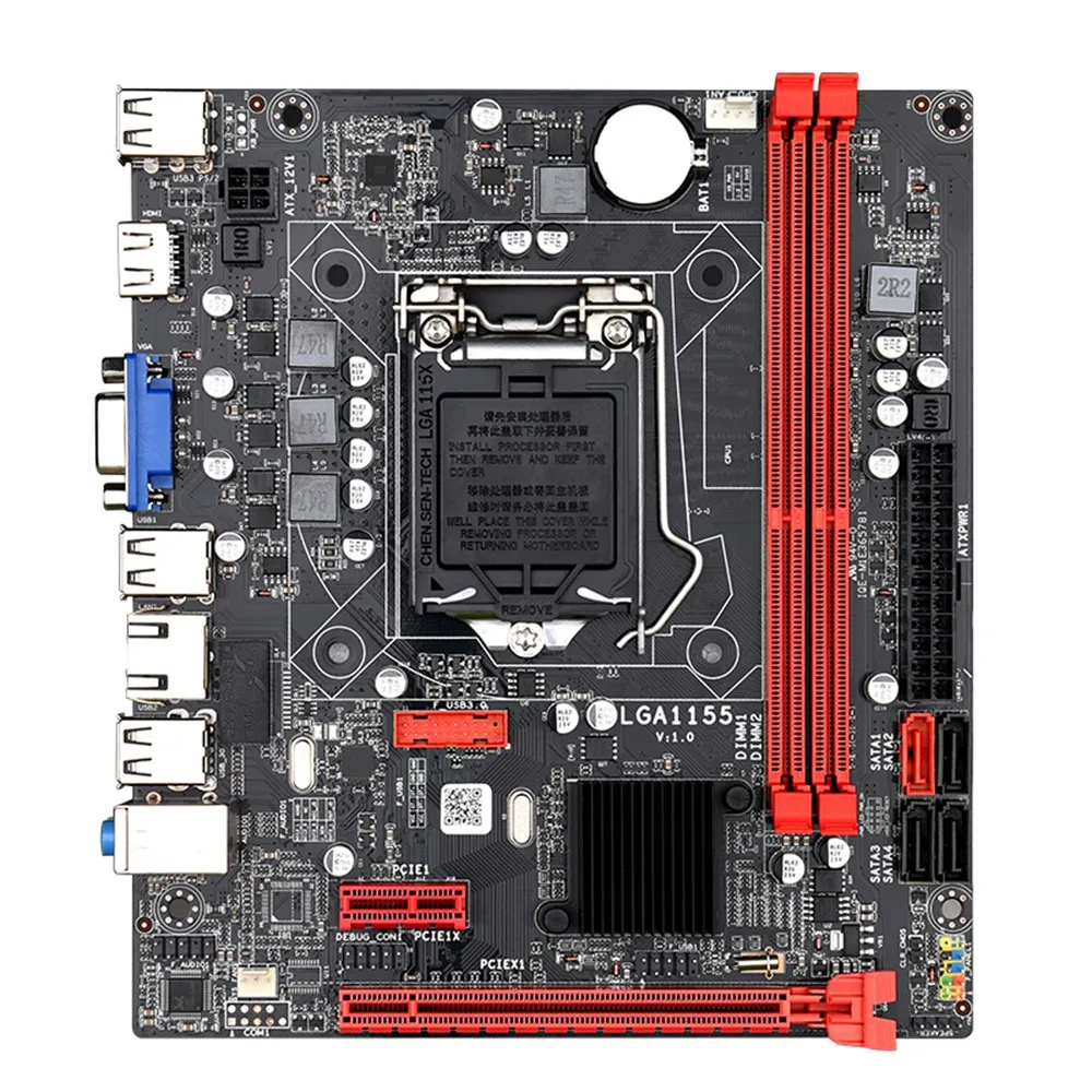 

PCI-E8X B75M материнская плата с комплектом аксессуаров для процессора DDR3 2 слота RAM