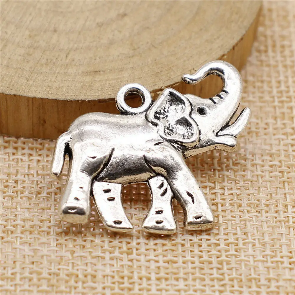 

Car Pendant Elephant Charms Supplies For Jewelry 33x30mm 2pcs