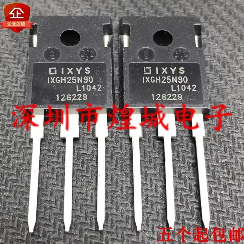 

5 шт., IXGH25N90 TO-247, 900 в, 28 А, новая модель, можно купить напрямую