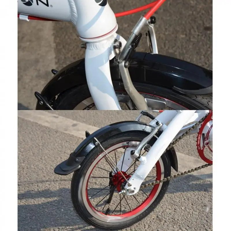Set Parafanghi Per Bicicletta | Gomma 26/20 X 4.0 | Protezioni Fango Per BMX/piega