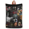 Rod Wave Hip Hop Rapper Blanket Cover Singer Last Lap Album Flannel Throw Blanket Portable Lightweight Multi-function Thin Quilt 4