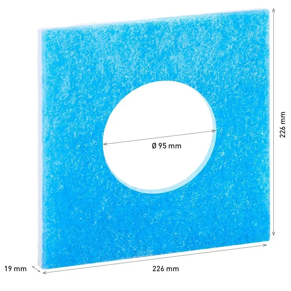 5Pcs Filters For Limodor Limot Vents Fan Typ F-LF/5 & F/C G4 Filter Class 226x226mm Compact Filter Vents Replacement Accessories