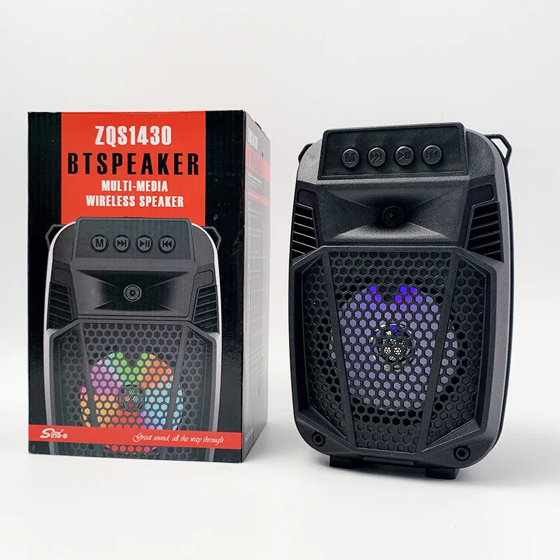 best outdoor speakers Kinglucky 2022 bluetooth speaker outdoor portable square dance speaker with microphone K song card computer subwoofer TWS audio outdoor speakers