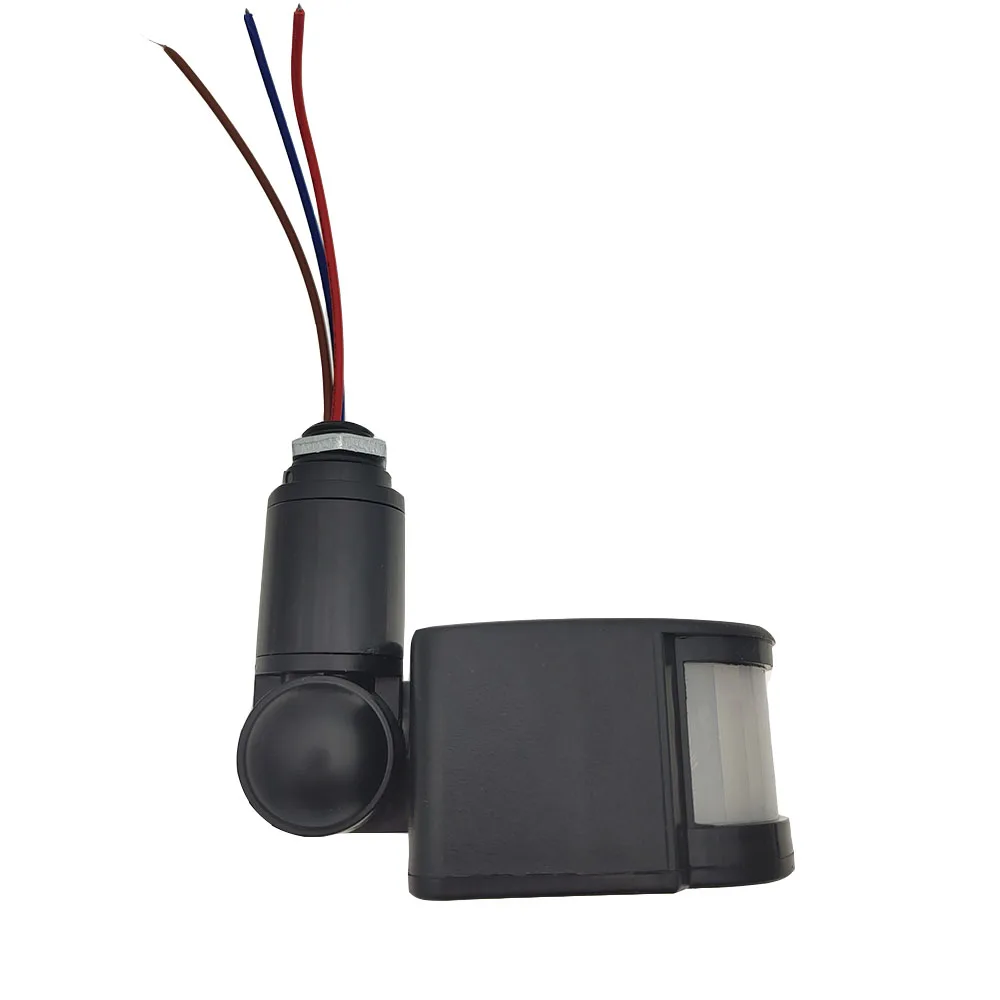 

LED Light Motion Sensor Automatic Infrared PIR Infrared Detector 180 Degree Rotating Outdoor Timer Switch Motion Sensor