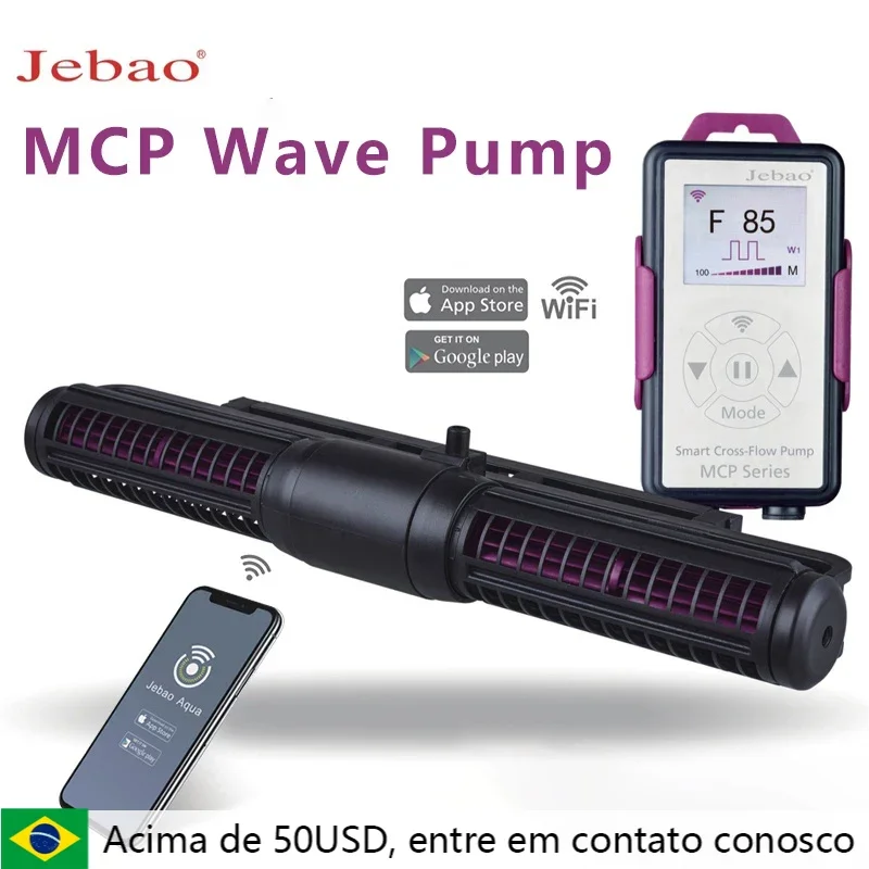 

Новый насос Jebao MCP 70 90 120 150 180 с перекрестным потоком, дисплей с Wi-Fi управлением, ЖК-дисплей с Wi-Fi волнообразным насосом, циркуляционный насос