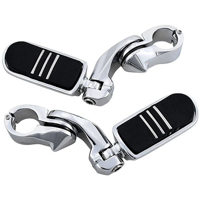 

2 Piece Motorcycle Pedal Pedal Foot Pegs Kit 1-1/4 Inch As Shown For Davidson Streamliner Touring Road Ride