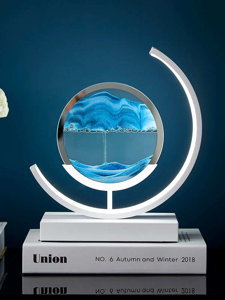 

Creative Decompression Drifting Sand Painting Hourglass Decoration Office Desktop Living Room Decoration