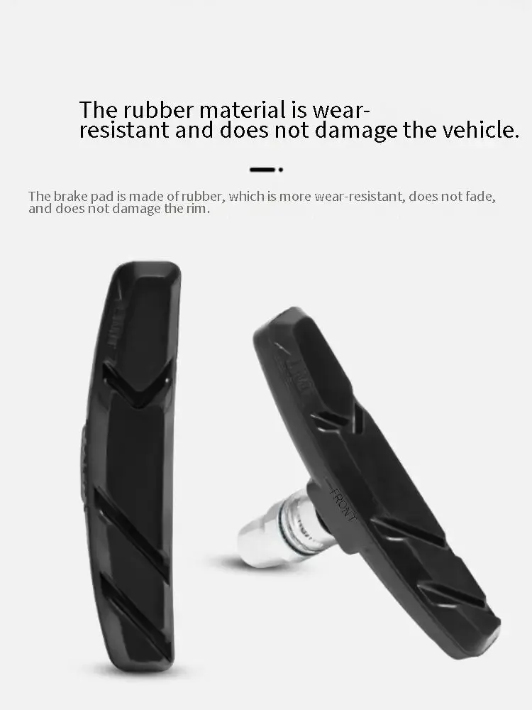Bicycle Brake Leather A Pair Silent for Bicycles Mountain Bikes Dead Speed Bikes Colored V-brake Universal