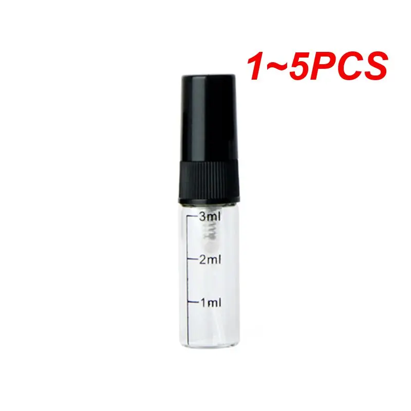 

1~5PCS Lot 5ml Fine Mist Spray Bottle Portable Calibration Glass Refillable Perfume Bottles Sample Sprayer Empty Bottle