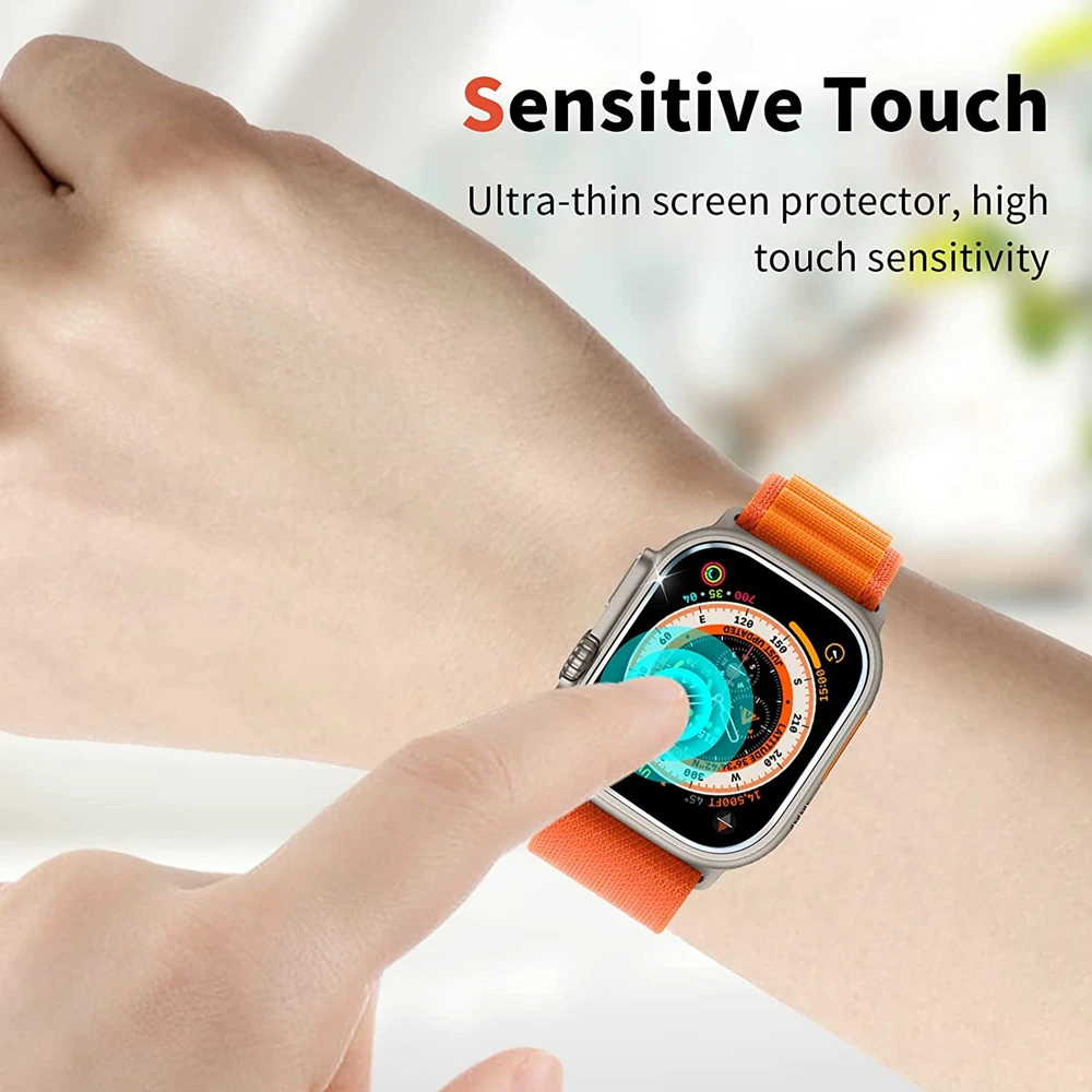 Premium Tempered Glass Screen Protector for Smartwatches - Anti-Scratch & Ultra-Durable