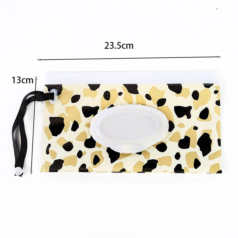 Borsa per salviette umidificate in EVA, custodia portatile per salviette per neonati, con coperchio ribaltabile e cinturino a scatto, ricaricabile, utilissima scatola porta fazzoletti, accessori per passeggino - immagine 6