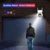 Srihome SH052 Wifi 5MP Wireless PTZ IP AI Auto Tracking Sound&Light Alarm Starlight Color Night Vision Outdoors Surveillance Cam 6