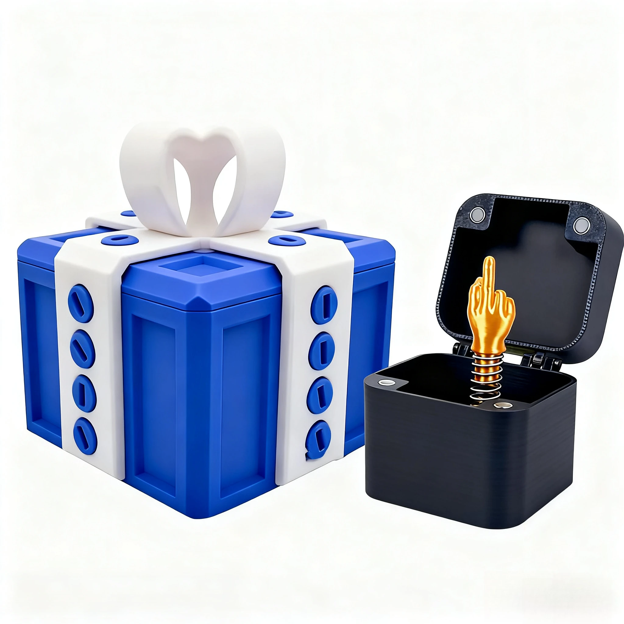 Caja Sorpresa Dedo Medio: Regalo Original, Broma Divertida Halloween y Decoración - Image 2