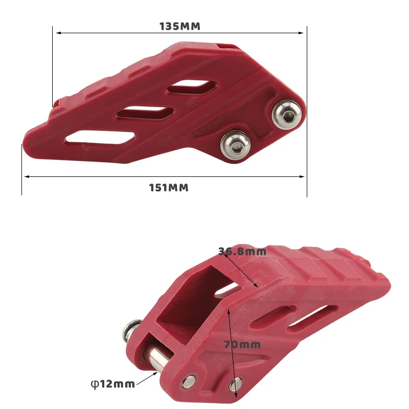 Motorcycle Chain Guide Guard Protector For CRF KDX KLX RM DRZ YZ 125-500 2005-Dirt Bike New chain roller slider guide