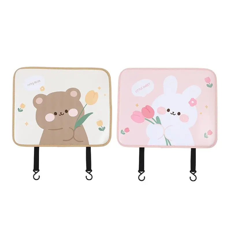 

Car Seat Anti Kicking Pad Leather Auto Cartoon Anti-Wear Protective Kick Pad Reliable Rear Seat Anti-dirty Pad Cars Accessories