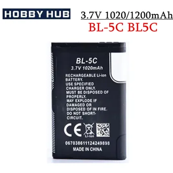 BL 5C BL5C BL-5C 3.7V batteria del telefono ai polimeri di litio per Nokia 1100 1110 1200 1208 1280 2600 2700 3100 3110 5130 6230 parti