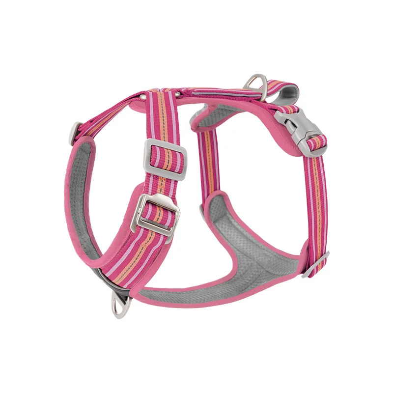 Premium Reflective Dog Harness with Dual Handles & Quick Release Buckle, Adjustable and No-Pull Design