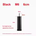 Black M6 6CM 1PCS