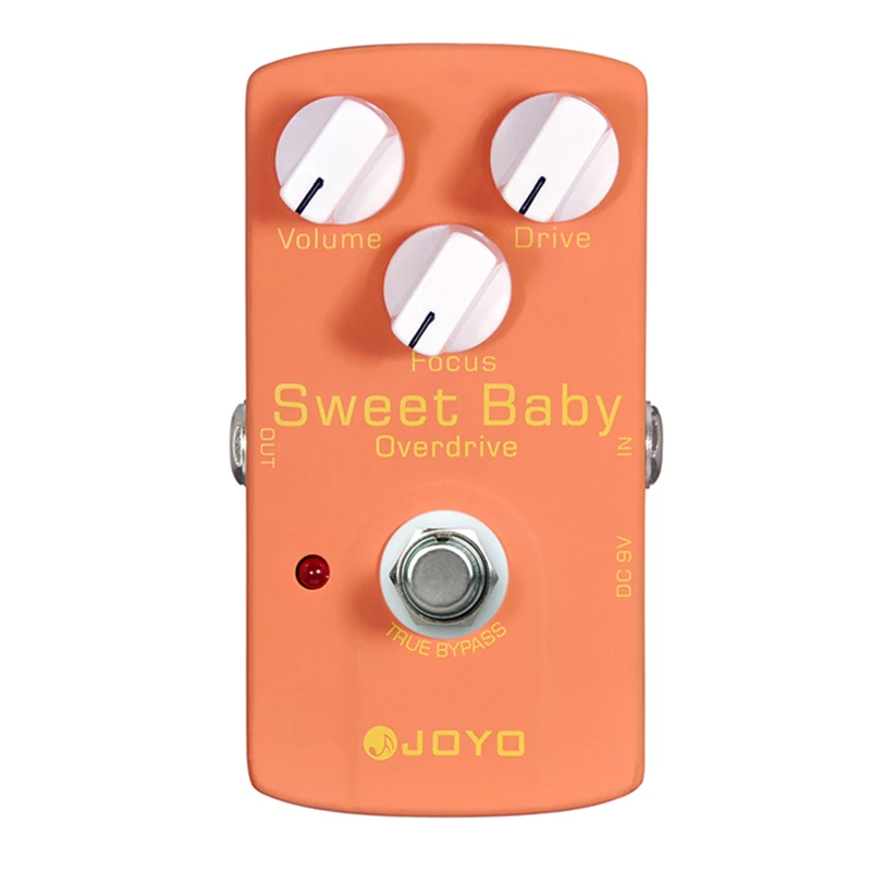 

JOYO JF-36 Sweet Baby Guitar Effect Pedal True Bypass Low Gain Overdrive Distortion Guitar Bass Pedal