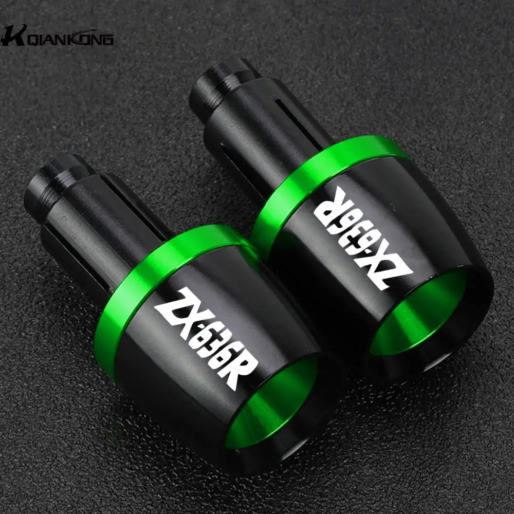 

7/8" 22mm Motorcycle Handlebar Counterweight Plug Slider FOR KAWASAKI ZX636R ZX6RR 2005 2006 ZX 636R ZX-636R ZX 636 R Accessory