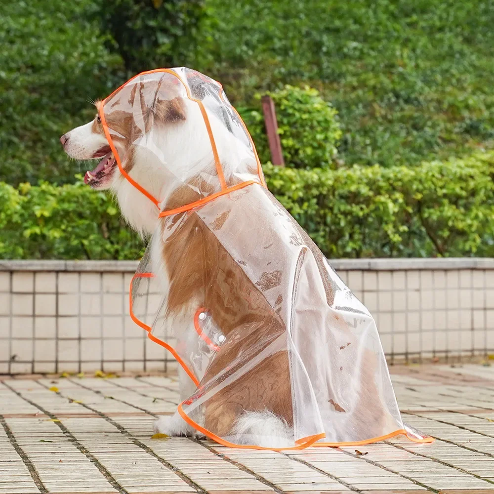 Puppy Raincoat Waterproof Pet Rain Jacket Small Medium Dogs Cats Jumpsuit Chihuahua Teddy Hooded Pug Rain Poncho Rainwear dog raincoat