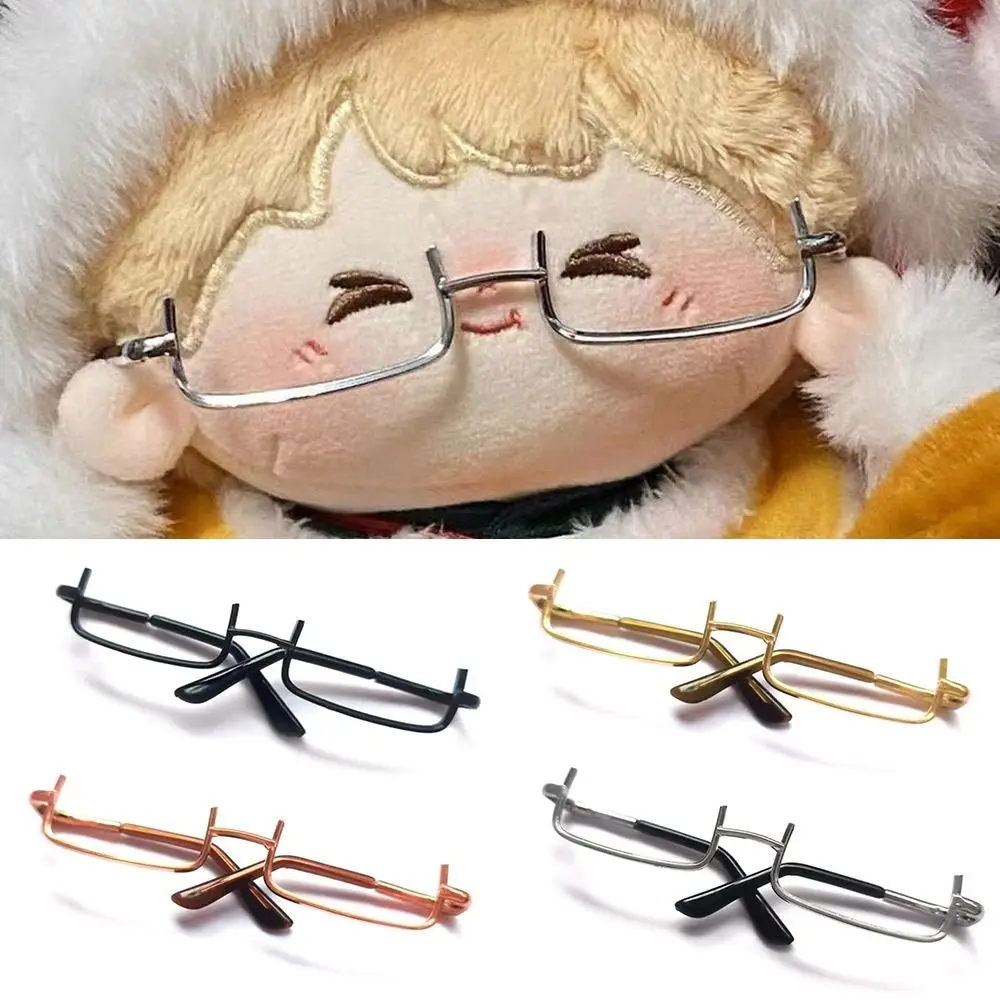 

Half-frame Doll Glasses Cute Lensless Metal Doll Accessories Pets Glasses 20cm Dolls