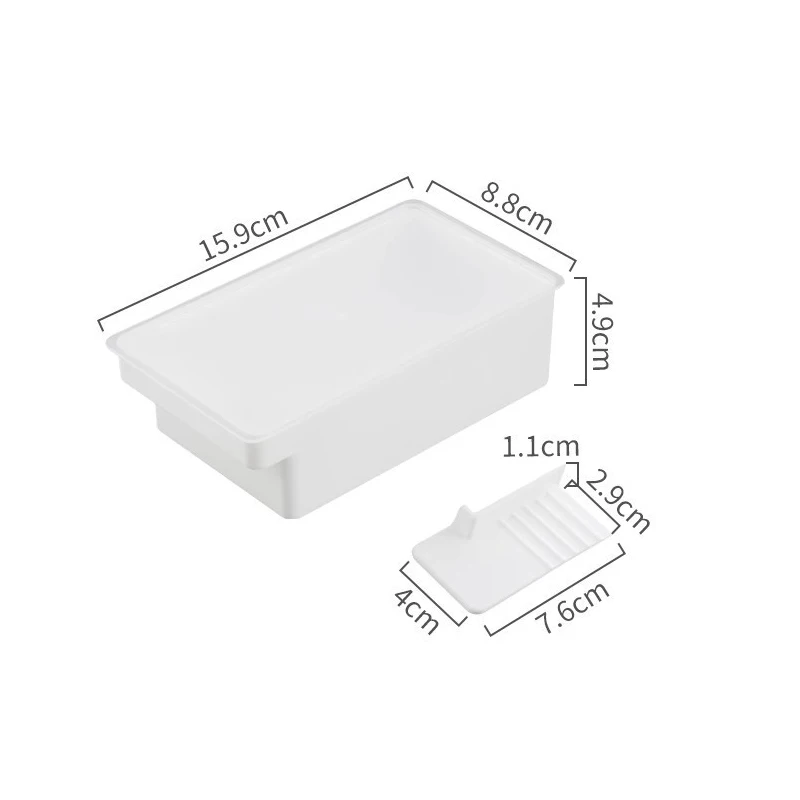 Butter Dish With Cover Butter Fresh-keeping Box With Cutter Slicer Countertop Butter Box For Refrigerator Storage Home