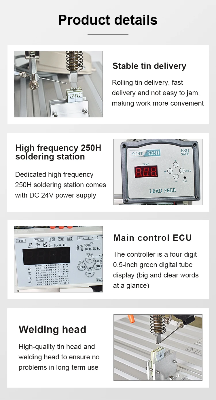 Semi-automatic Soldering Machine Usb Wire Soldering Machine Foot