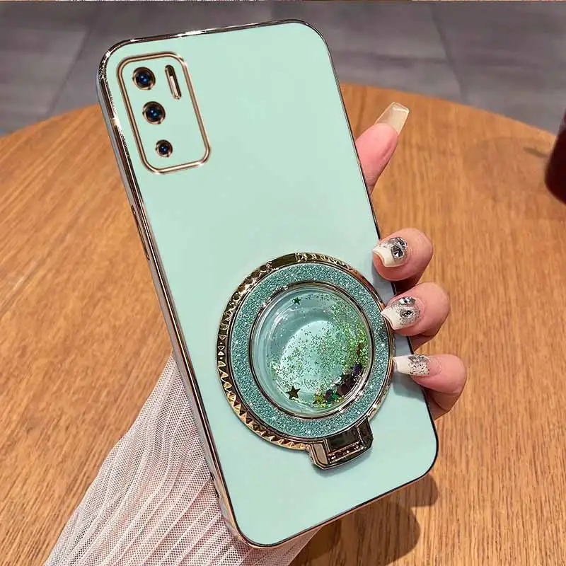 Sleek Circular Support Plating Phone Case
