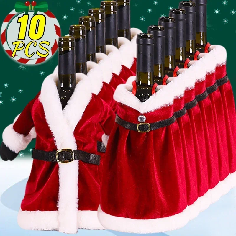 Wine Bottle Cover Christmas