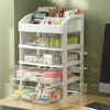 Drawer Style Storage Box High-capacity Desktop Clutter Dustproof Organizer Transparent Jewelry Skin Care Products Storage Box 3