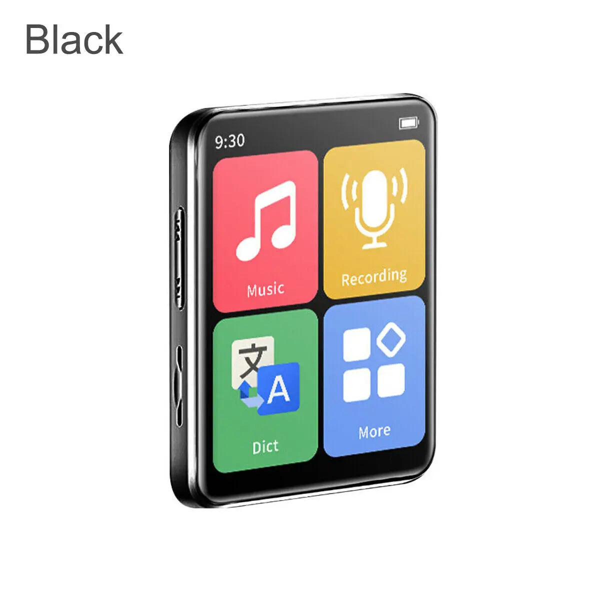 ตัวเลือกสินค้า เครื่องเล่นเพลง Bluetooth 5.0 หน้าจอสัมผัส Mini Walkman คุณภาพเสียงคมชัด