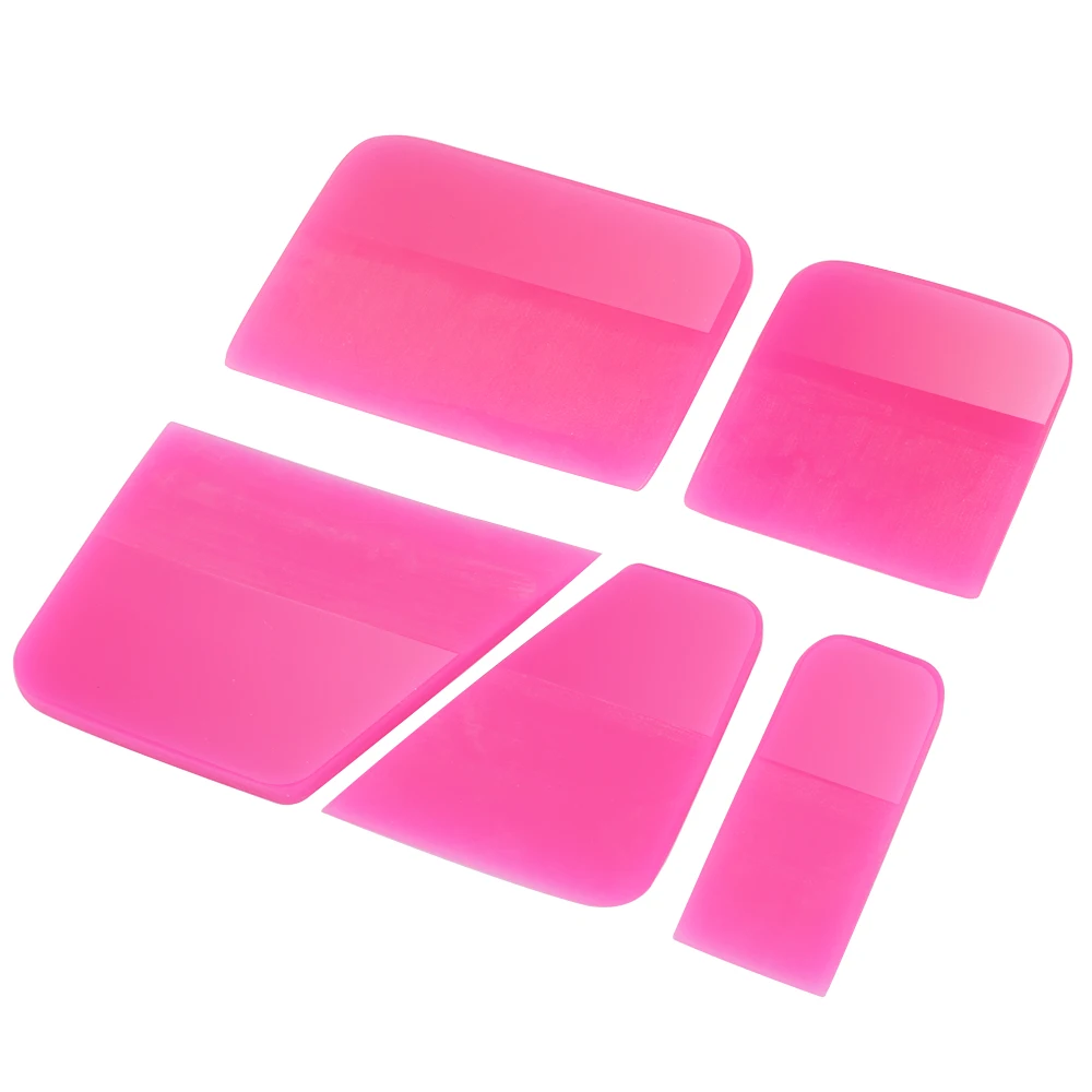 Car Rubber Squeegee Wrap Tool Kit Super Clean Glass Cleaner Car Detailing Carbon Fiber Film Scraper