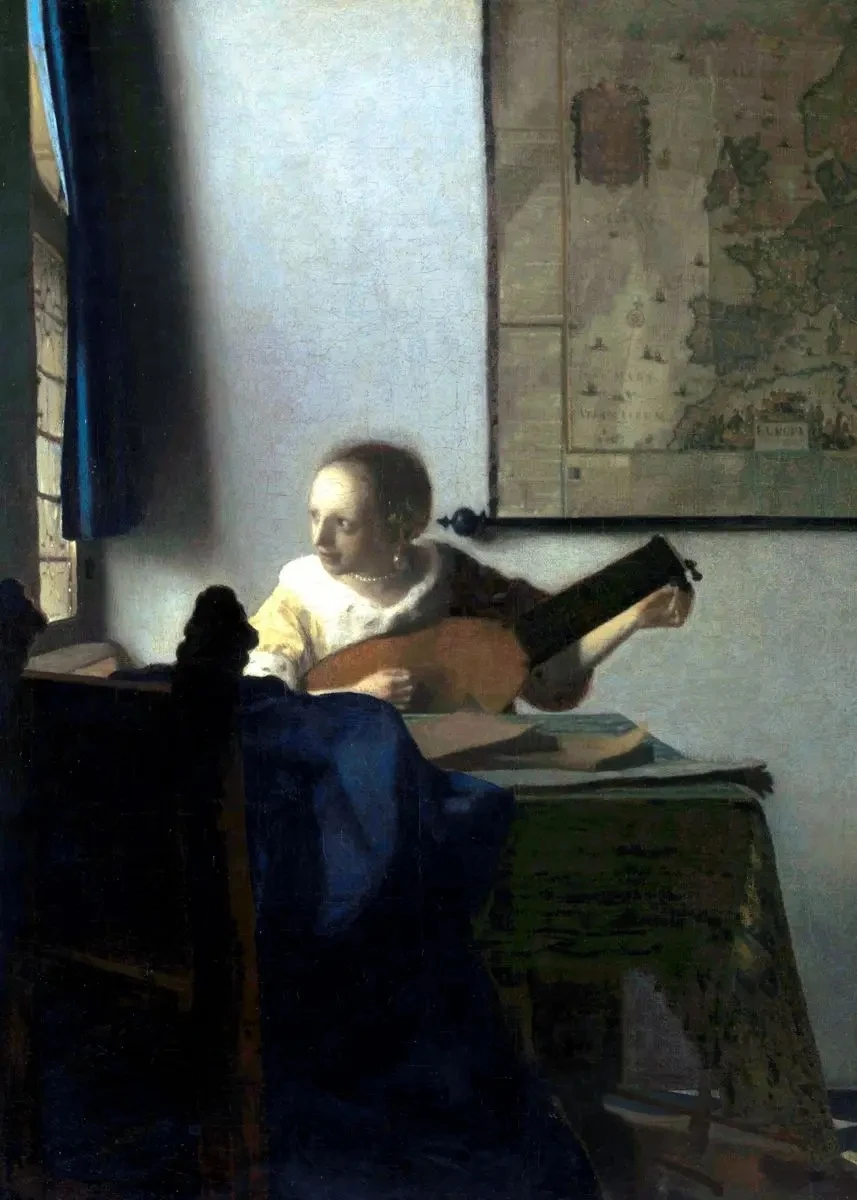 Timeless Johannes Vermeer Canvas Art Print for Elegant Living Room Decor