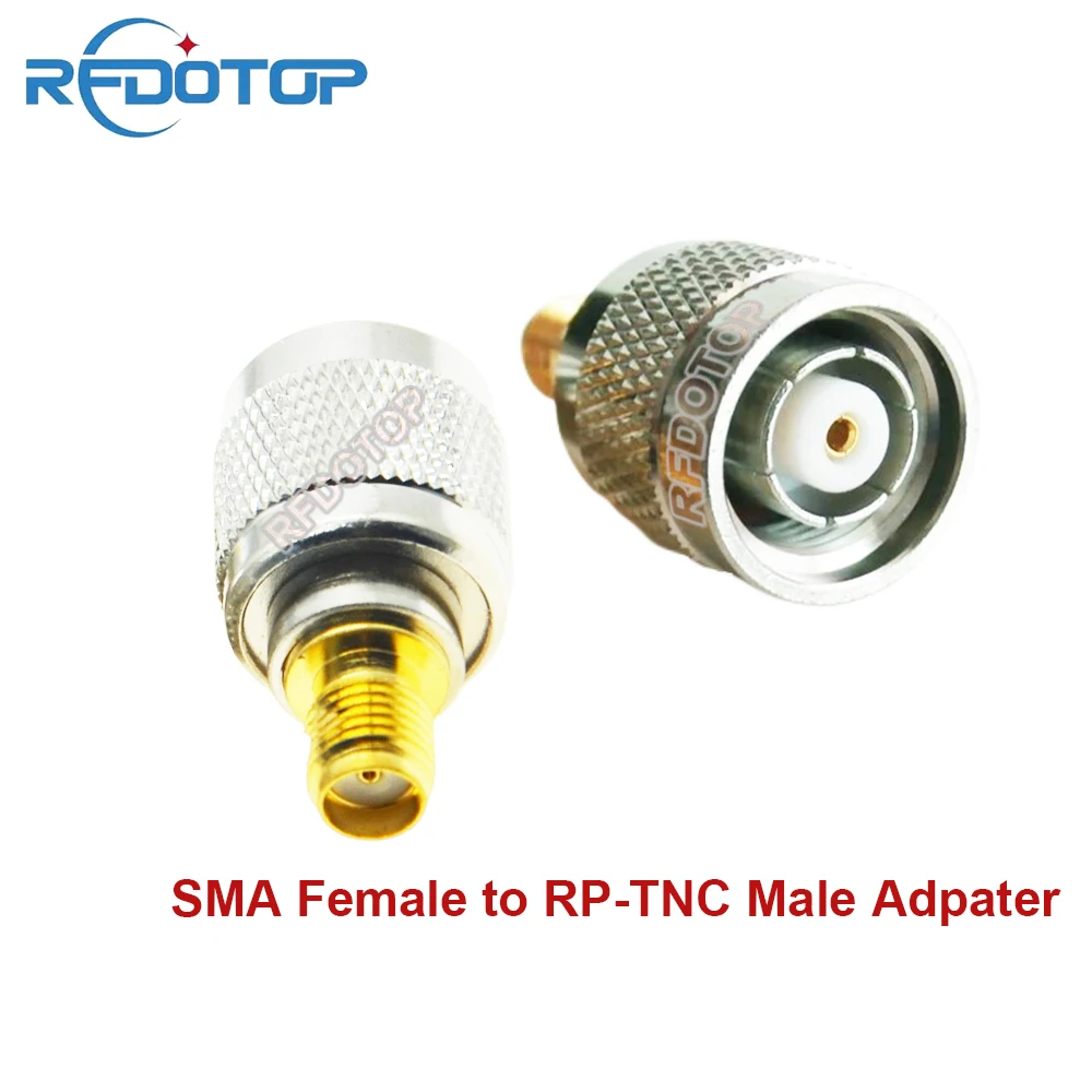 

10PCS/lot SMA Female Jack to RP-TNC Male Plug Straight for WiFi Antenna Radio Antenna TNC to SMA RF Coaxial Adapter Wholesales